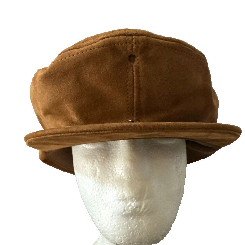 Vintage Orvis Suede Newsboy Cabbie Driving Cap Hat Stylish Comfortable Rare